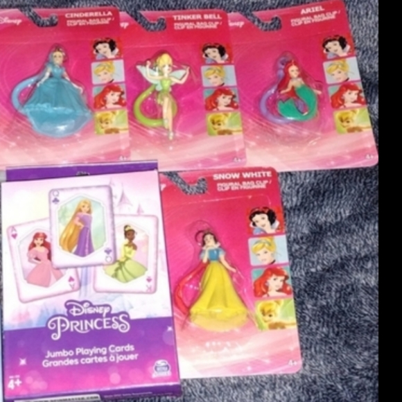 Disney Other - Disney princess cards and Disney princess keychain